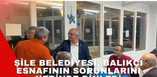 Şile Belediyesi, Balıkçı Esnafının Sorunlarını Yerinde Dinledi