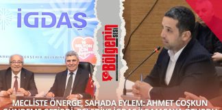 Mecliste Önerge, Sahada Eylem: Ahmet Coşkun Gündeme Getirdi, Belediye İGDAŞ ile Masaya Oturdu…