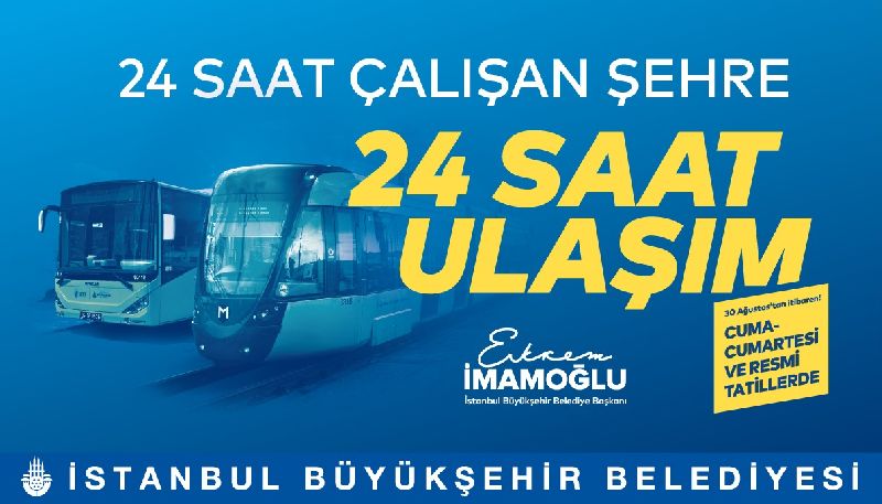 İstanbul, gece ulaşımında dünya kenti olacak2